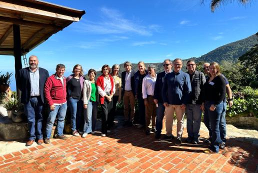 Representantes de Naciones Unidas posan para una foto.